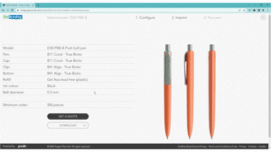 Prodir Pens Configurator finish